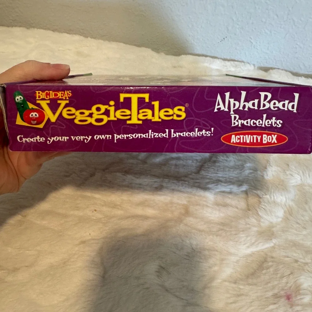 VeggieTales AlphaBead Bracelets Activity Box Big Idea Kids Craft Kit Bead Thread